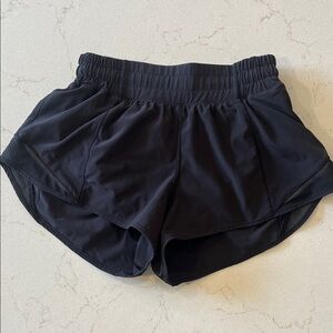 lululemon athletica Black Women's Athletic Running Shorts